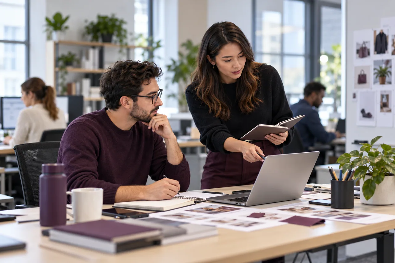 Affiliate content publishers reviewing product recommendation content.