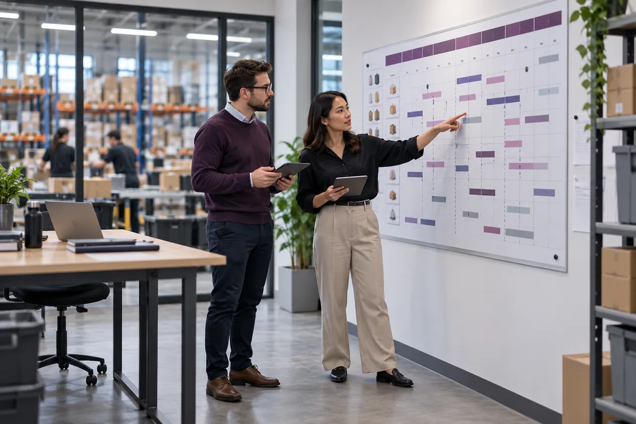Commercial planning review of supply and operating schedules.
